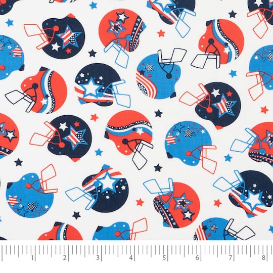 SINGER Patriotic Football Cotton Fabric Bundle